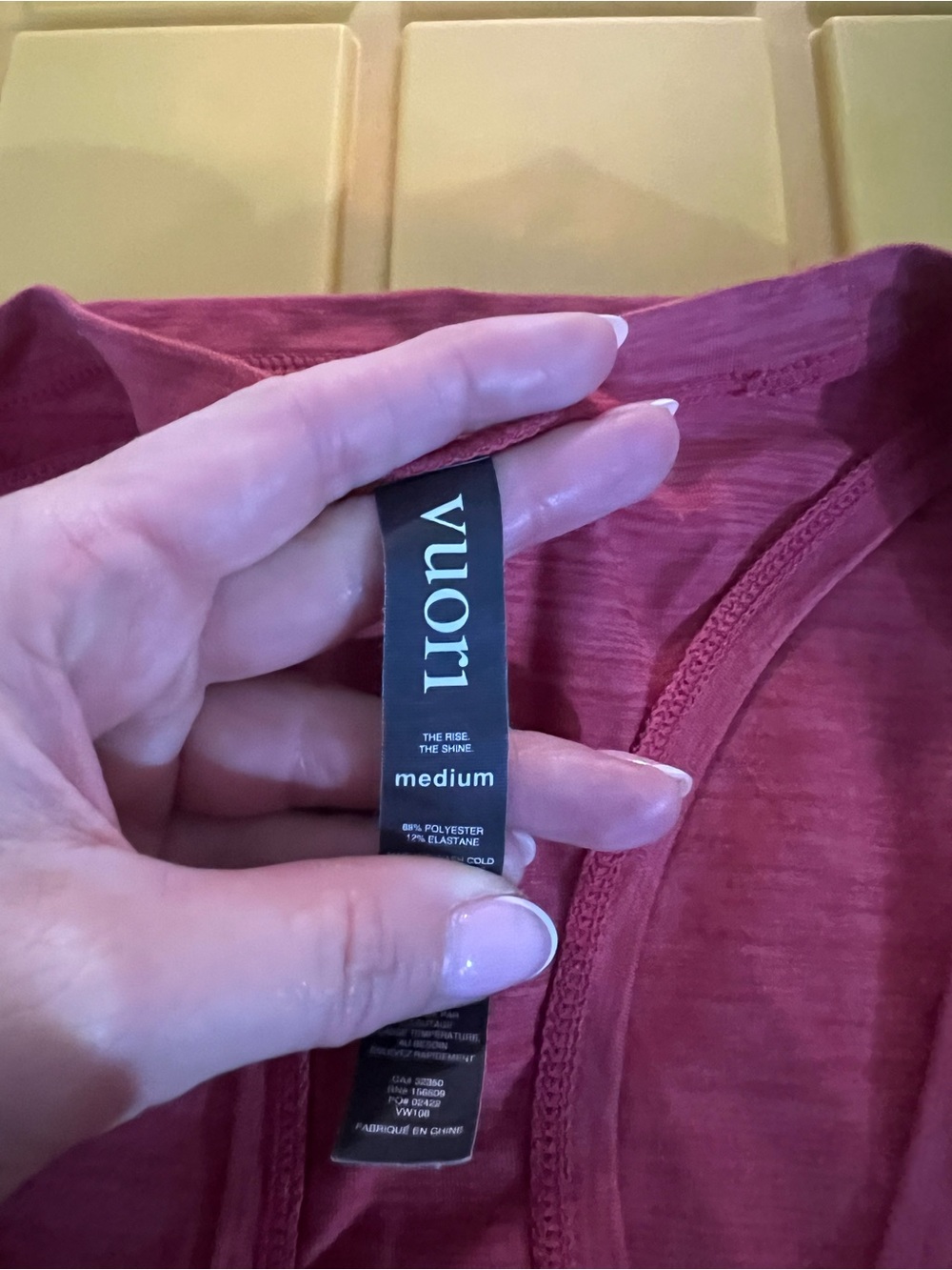 Vuori Pink Racerback Performance Tank - Picture 2 of 2